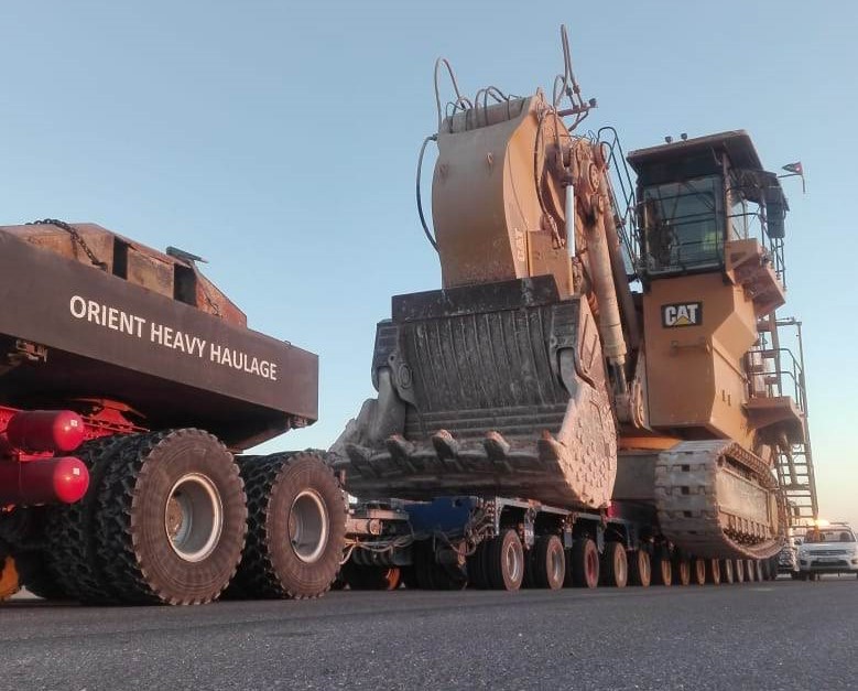 OHH - Transport of 300t CAT 6030 Hydraulic Shovel OHH - Transport of 300t CAT 6030 Hydraulic Shovel