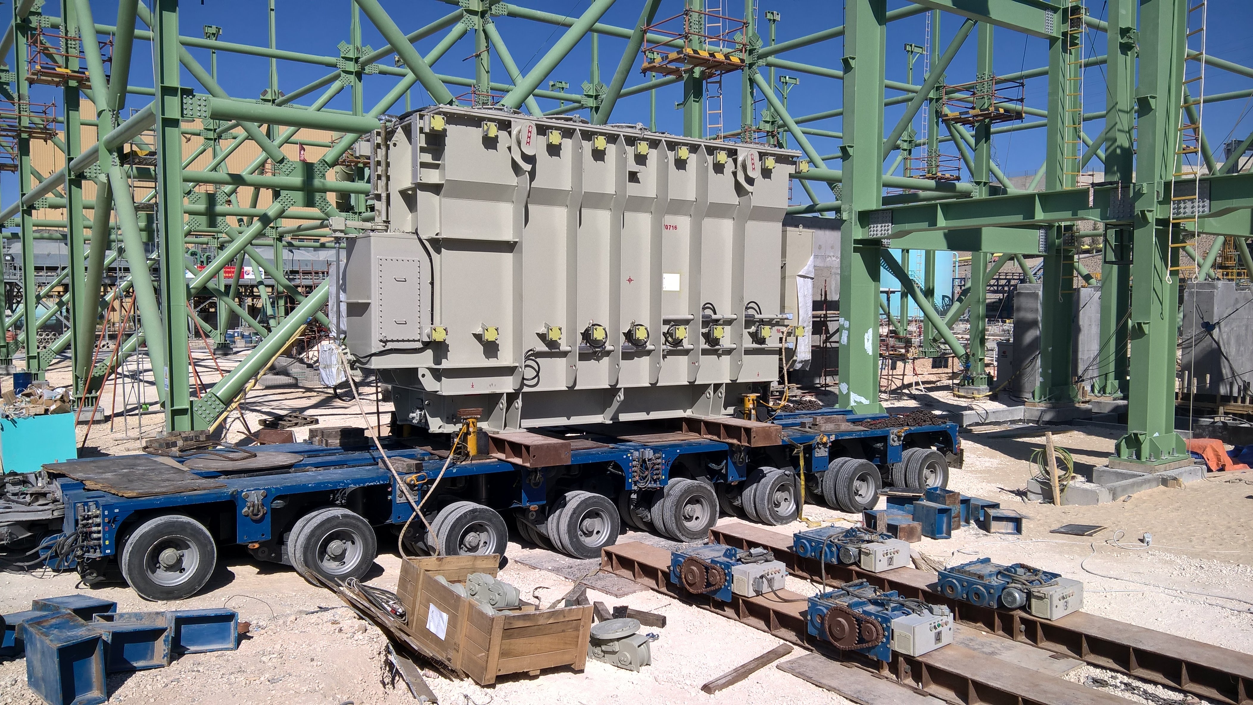 OHH - Skidding System Used in Samra Phase IV Project