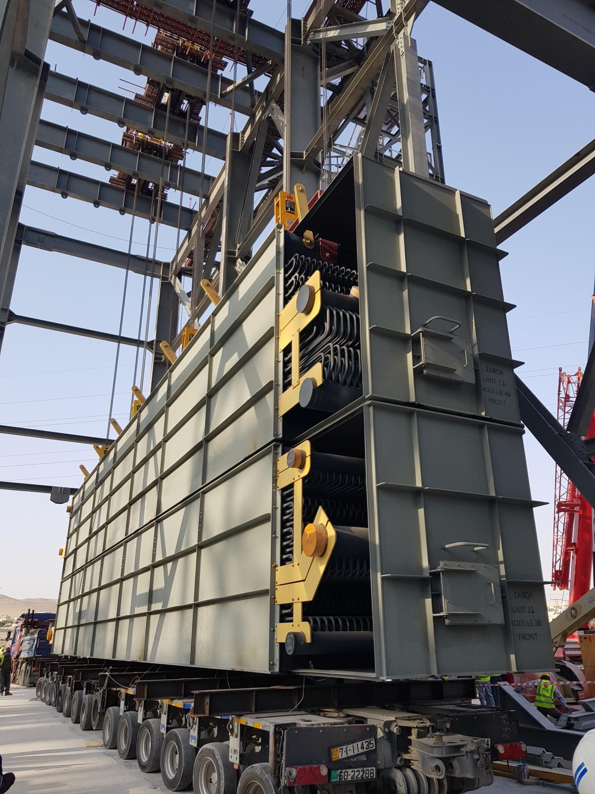 OHH - Installation of HRSG Modules Using 8x 200t Strand Jacks OHH - Installation of HRSG Modules Using 8x 200t Strand Jacks