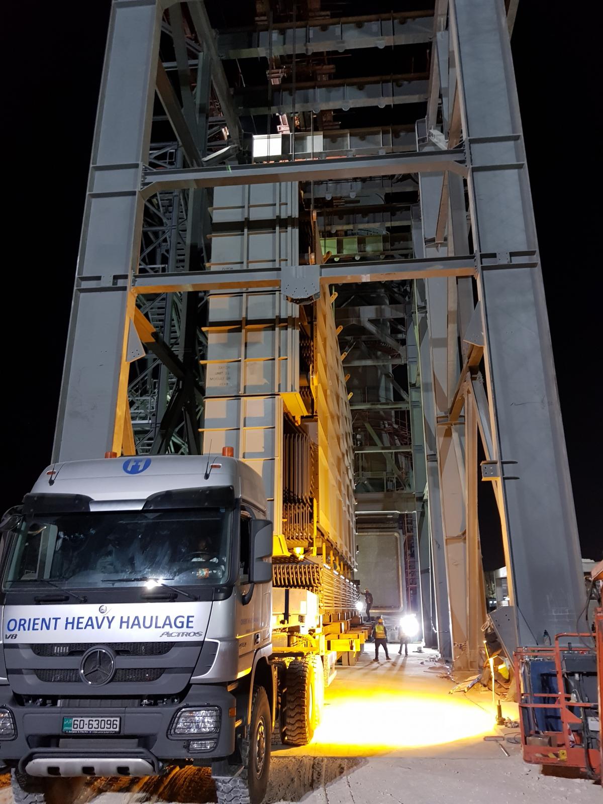 OHH - Installation of HRSG Modules Using 8x 200t Strand Jacks OHH - Installation of HRSG Modules Using 8x 200t Strand Jacks