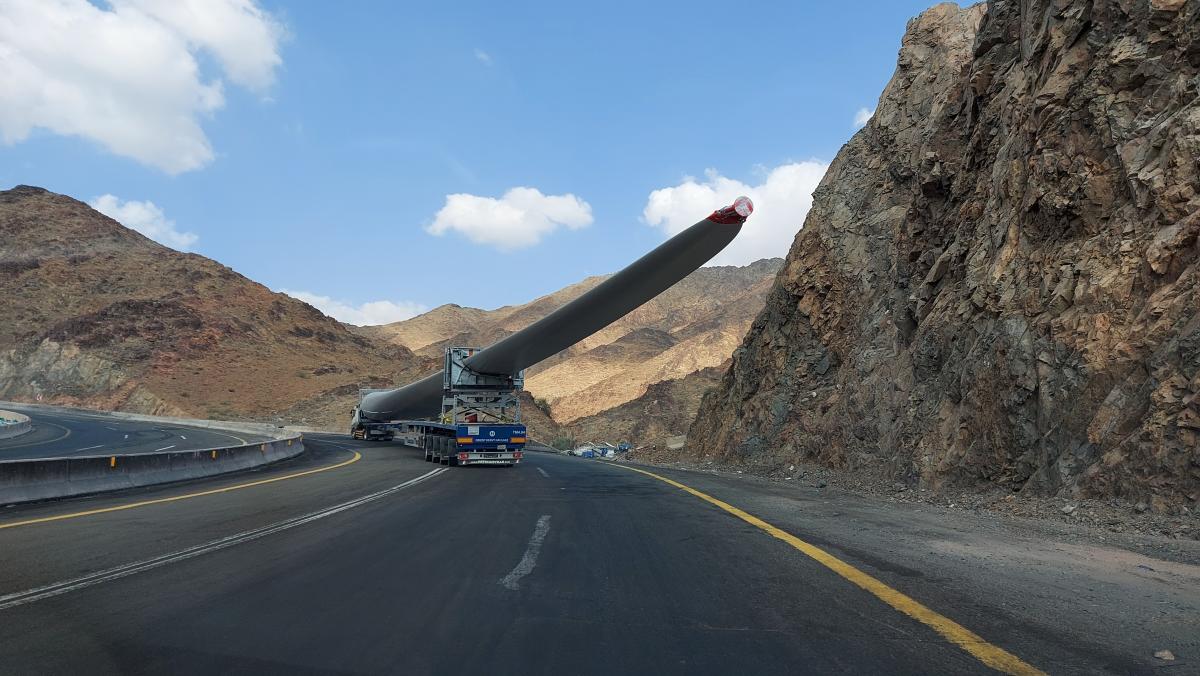 OHH - Saudi Arabia Dumat Al Jandal (DAJ) Vestas V150 Blade OHH - Saudi Arabia Dumat Al Jandal (DAJ) Vestas V150 Blade