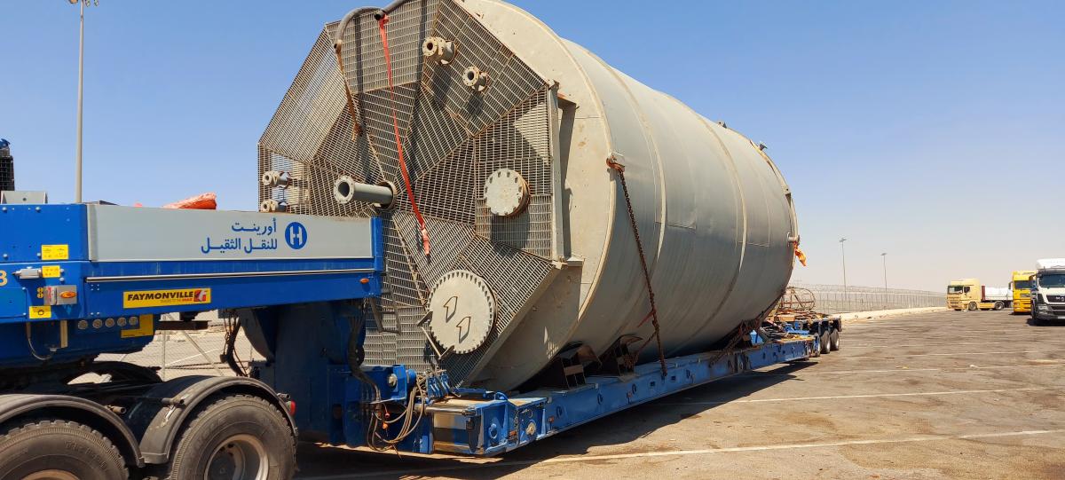 OHH - Transport of Steel Tank OHH - Transport of Steel Tank