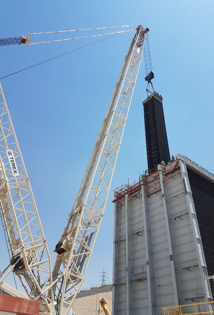 OHH - Installation of Samra Phase IV HRSG Modules Using CC 2800-1 Crawler Crane OHH - Installation of Samra Phase IV HRSG Modules Using CC 2800-1 Crawler Crane