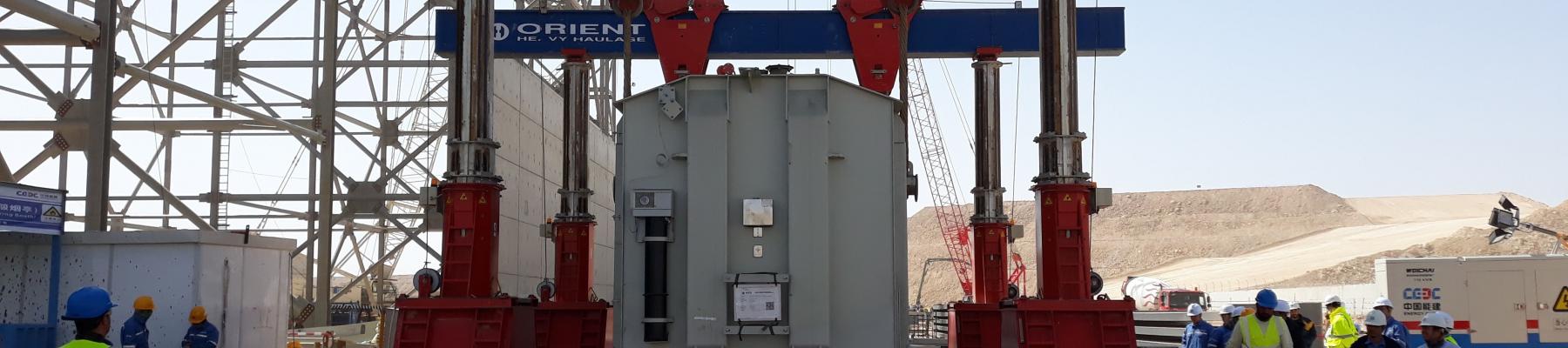 OHH - Installation of Attarat 210t Transformer Using SBL500 Gantry Crane