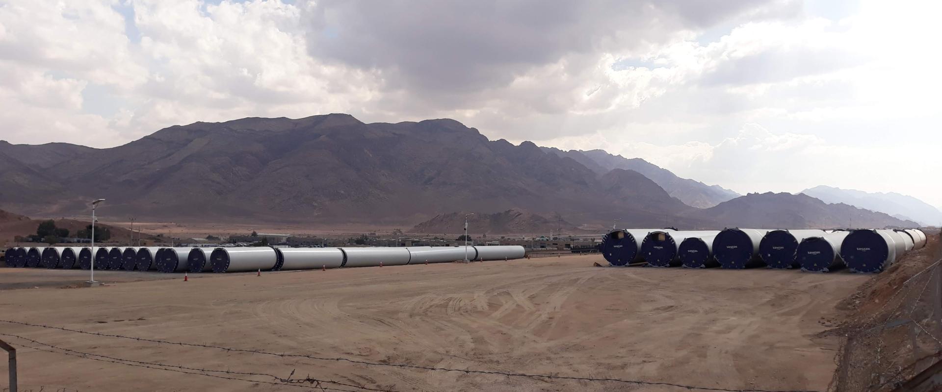 OHH - Storage of Vestas Tower Sections