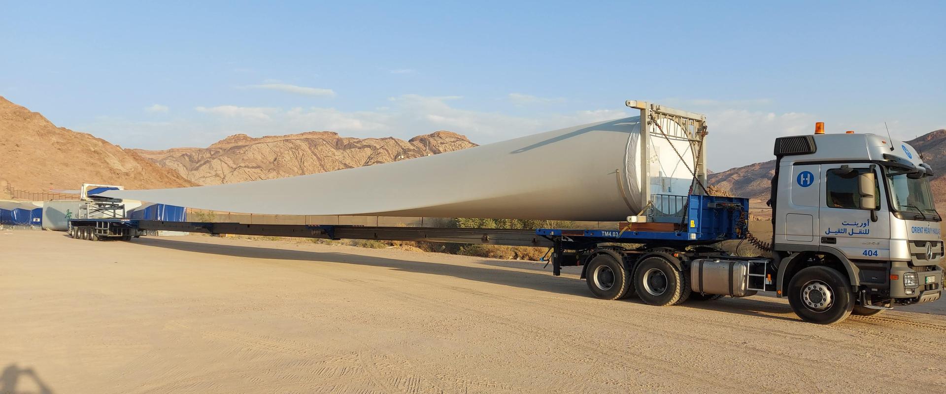 OHH - Transport of Vestas V136 Blade